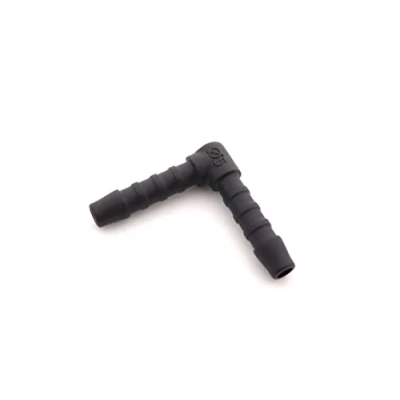 Abbildung von Schlauchverbinder Kunststoff Winkel x2 Außendurchmesser 5mm Für Schläuchen