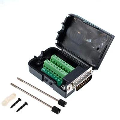 Abbildung von Oiyagai DB15 Stecker 15 polig Schraubklemmen Adapter Breakout Board ohne Löten