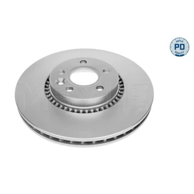 Abbildung von MEYLE 583 521 0004/PD Bremsscheibe Vorderachse 316 28 5 108 Belüftet Zink Lamellen beschichtet hochgekohlt PD Quality VOLVO: V60 I, V70 3