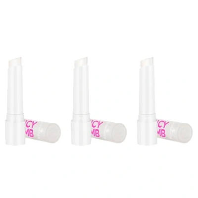 Abbildung von essence JUICY BOMB glossy butter balm, Lippenbalsam, Nr. 06, Transparent, natürlich, glänzend, strahlend frisch, vegan, ohne Parabene, Mikroplastikpartikel, Nanopartikel frei, 3er Pack (3x2.5g)