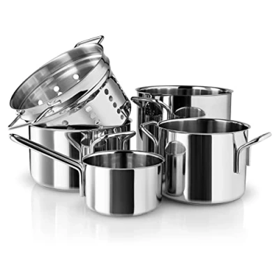 Abbildung von Eva Solo Topf Set Trio, Edelstahl (5 teilig, 5 tlg), induktionsgeeignet