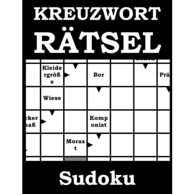 Abbildung von Rätselbuch Erwachsene Leicht: Kreuzworträtsel und Sudoku die stundenlangen Denksport bieten