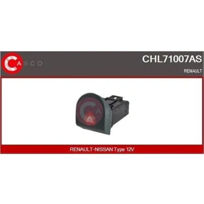 Abbildung von CASCO CHL71007AS Warnblinkschalter 8 polig 12V RENAULT: Kangoo I Rapid,