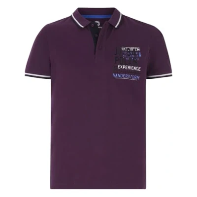Abbildung von Jan Vanderstorm Poloshirt, Herren, Größe: Large, Dunkelrot