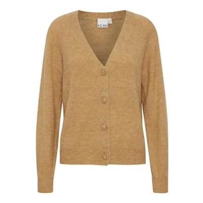 Abbildung von ICHI Ihkamara Strickjacke, Damen, Größe: Small, Curry