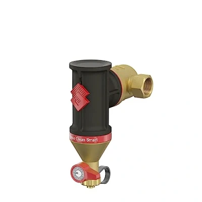 Abbildung von Flamco Clean Smart G 1&quot; F Magnet Schlammabscheider aus Messing für Heizungs und Kühlungsanlagen 30023