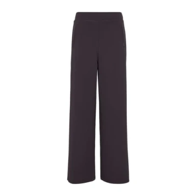 Abbildung von QS HIGH Waist MIT Weitem BEIN Stoffhose, Damen, Größe: 42x30, Aubergine
