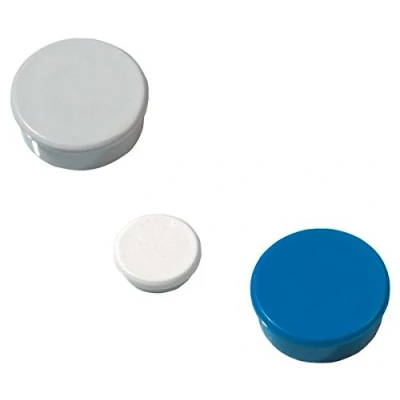 Abbildung von 10 x Dahle Magnet rund 13mm grau