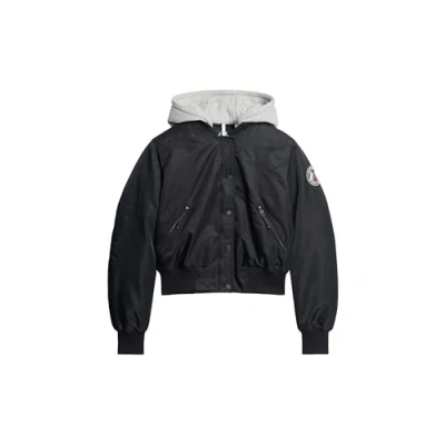Abbildung von Superdry Damen Kapuzenjacke mit Bomberjacke A2 Wind Family, Eklipse Navy, 42