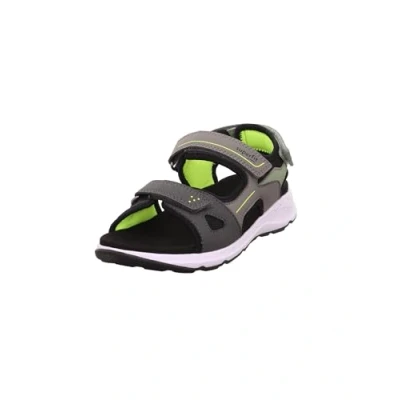 Abbildung von Superfit Criss Cross Sandale, Grau/Hellgrün 2000, 31 EU