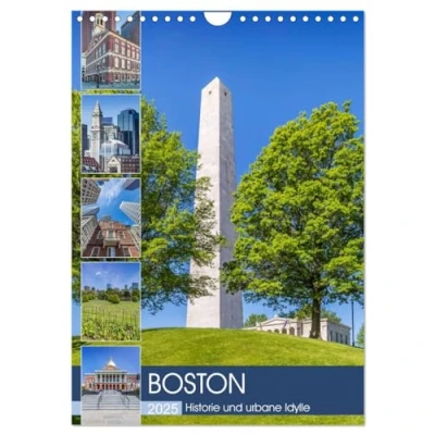 Abbildung von BOSTON Historie und urbane Idylle (Wandkalender 2025 DIN A4 hoch), CALVENDO Monatskalender