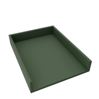 Abbildung von regalik Wickelaufsatz Universal, Wickeltischaufsatz für Kommoden in beliebiger Breite, Abnehmbar Wickelkommode aufsatz, Gerade Frontplatten, Grün, 1 mm ABS Material, 72cm x 54cm