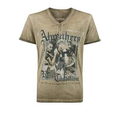 Abbildung von Stockerpoint Alpenhero Tshirt print, Herren, Größe: XL, Sand