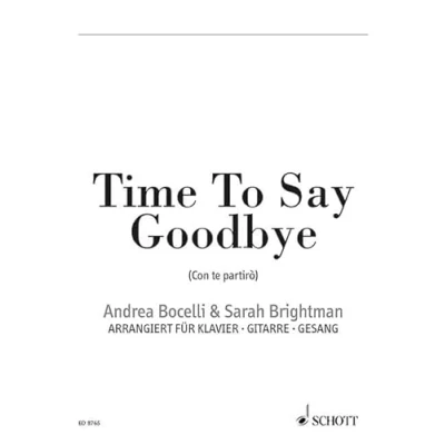 Abbildung von Time to Say Goodbye: Die Boxkampf Hymne (A Tribute Henry Maske). Gesang und Klavier; Gitarre ad libitum.