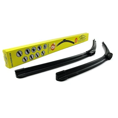Abbildung von INION AERO Front Set 650/650 mm Scheibenwischer F6 Flachbalkenwischer Wischerblatt + 9 MULTI Adapter