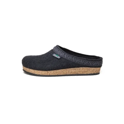 Abbildung von Stegmann Hausschuh, Herren, Größe: 47, Graphite Schuhe
