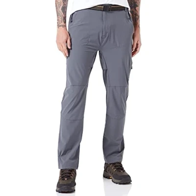 Abbildung von MEETYOO Herren H11 Hiking Pants, Dunkelgrau Belt, XXL EU