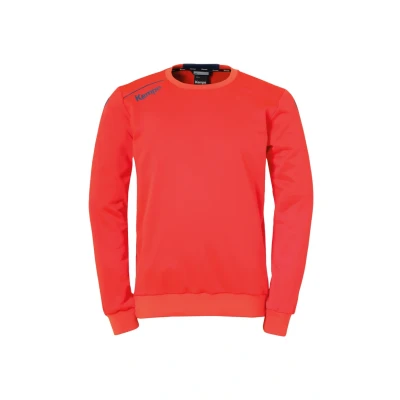Abbildung von Kempa Langarmshirt Player Training Sweatshirt, Größe: Small, Fluo rot ice grau
