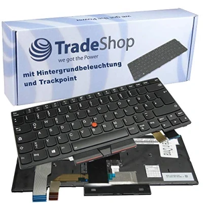 Abbildung von Original Laptop Tastatur für Lenovo ThinkPad ersetzt 01HX431 01HX459 01HX499 01HX419 / QWERTZ Deutsch, mit Backlight und Trackpoint