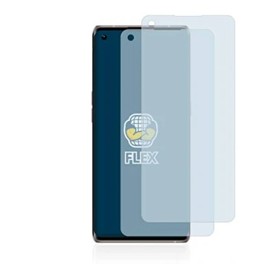 Abbildung von BROTECT 2 Stück Full Cover Schutzfolie für Oppo Find X3 Neo Screen Displayschutz Folie [3D Curved, Anti Fingerprint, Kristall Klar]
