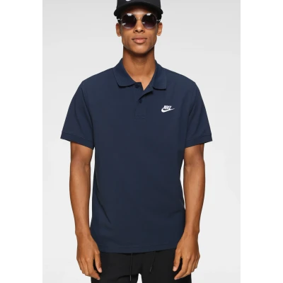 Abbildung von Nike Sportswear CLUB Matchup Poloshirt, Herren, Größe: Small, Midnight navy/white
