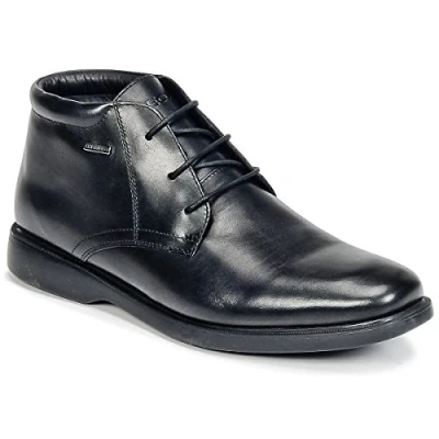 Abbildung von Geox U Brayden Schnürstiefelette, Herren, Größe: 45, Black Schuhe
