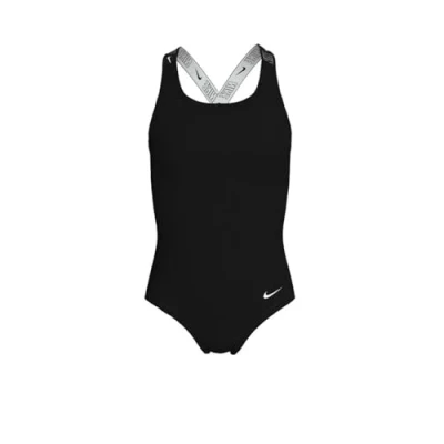 Abbildung von Nike Performance Crossback ONE Piece Badeanzug für Kinder, Größe: 120 130, Black