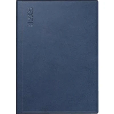 Abbildung von rido/idé Taschenkalender Modell perfect/Technik I (2025), 2 Seiten = 1 Woche, A6, 208 Seiten, Kunststoff Einband Skivertex, dunkelblau