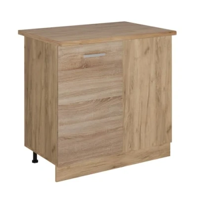 Abbildung von Vicco Eckunterschrank R Line, Sonoma, 86 cm, AP Eiche