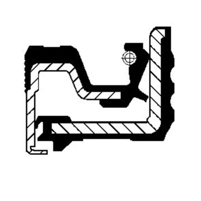 Abbildung von CORTECO 49383023 Dichtring NBR (Nitril Butadien Kautschuk)