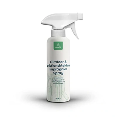 Abbildung von eco:fy Textil Imprägnierspray Imprägnierung Imprägniermittel Wetterschutz PFC frei Versiegelung gegen Nässe und Schmutz Goretex Sympatex (0,25 Liter)