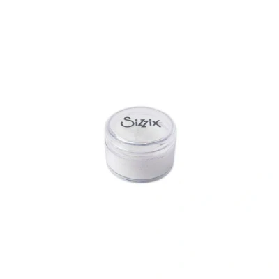 Abbildung von Sizzix Making Essential Feiner biologisch abbaubarer Glitter, Weiß, 12 g, 665456