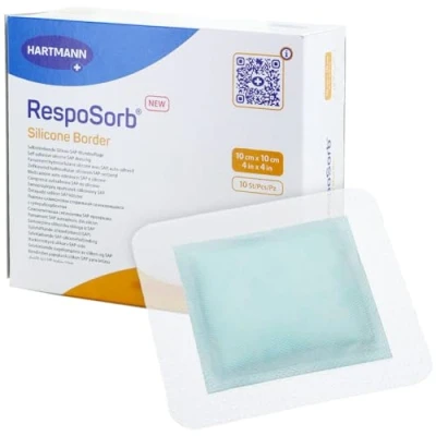 Abbildung von Zetuvit Plus Silicone Border 10cm x 10 cm St