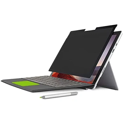 Abbildung von THORANI Wiederverwendbarer Privacy Filter mit Rahmenbefestigung für Microsoft Surface Laptop Go (12.4&quot;) Sichtschutzfolie schützt vor unerwünschten Blicken