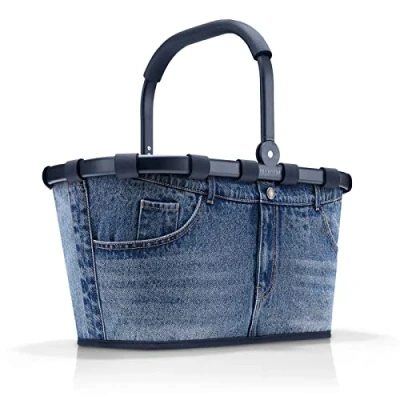 Abbildung von REISENTHEL® Einkaufskorb reisenthel carrybag frame jeans classic blue Einkaufskorb, 22 l