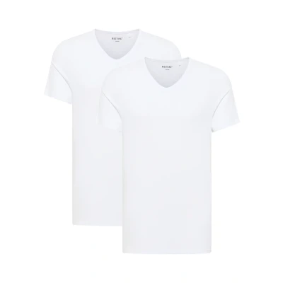 Abbildung von Mustang Tshirt basic, Herren, Größe: XXL, Weiß