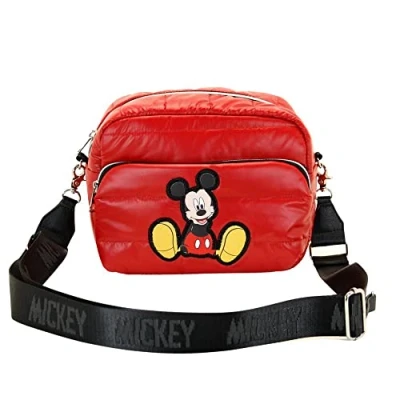 Abbildung von Micky Maus Shoes Padding IBiscuit Schultertasche, Rot