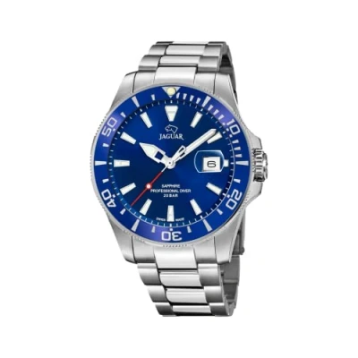 Abbildung von Jaguar PRO Diver Kollektion Uhr, Herren, Größe: One Size, Silberfarben