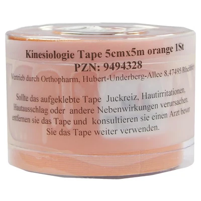 Abbildung von Kinesiologie Tape 5 cmx5 m orange 1 St