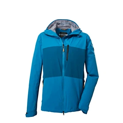 Abbildung von Killtec Herren Funktionsjacke/Outdoorjacke mit Kapuze und Unterarmventilation KOS 31 MN JCKT; dunkelaqua, S, 39227 000