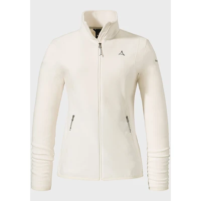 Abbildung von Schöffel Damen Fleece Jk Style Ash WMS, leichte Fleecejacke aus wärmendem Tecnopile, schnelltrocknende Outdoorjacke mit 2 Wege Stretch, whisper white, 34