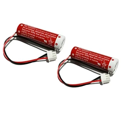 Abbildung von howtopfor F2 40BL 2PCS Ersetzen Akku Batterie kompatibel mit FX2N 48M F1 FX FX1 FX2 FX2C PLC 1800mAh 3.6V