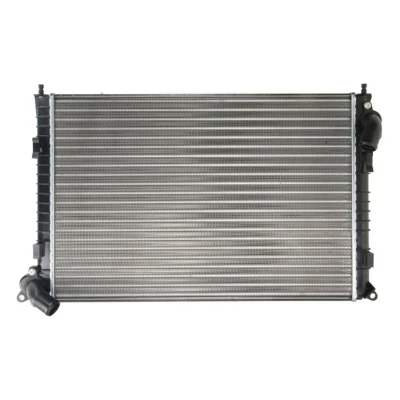 Abbildung von THERMOTEC D7B043TT Kühler, Motorkühlung Aluminium für Fahrzeuge mit Klimaanlage 579 398 34 Schaltgetriebe Kühlrippen mechanisch gefügt