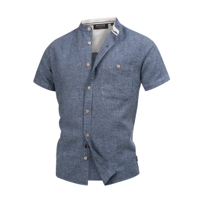 Abbildung von Indicode Jeans HEMD Kurzarm Inhelmer Hemd, Herren, Größe: XXL, Navy