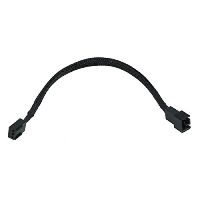 Abbildung von Phobya Adapter 3Pin (12V) auf (5V) 20cm Schwarz Kabel Lüfterkabel und