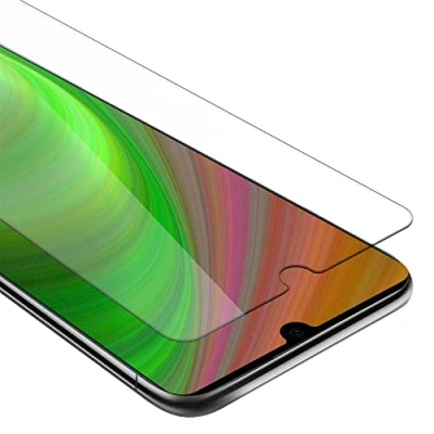 Abbildung von Cadorabo Panzer Schutz Glas für Huawei P30 Schutzfolie in Ultra Klar Hüllen freundlich Gehärtetes (Tempered) Dipslayschutz Folie 9H Härte Anti Kratzer