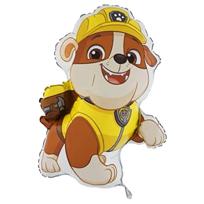 Abbildung von Ballonim® Paw Patrol Rubble Luftballons 80cm Folienballon Party DekorationGeburtstag