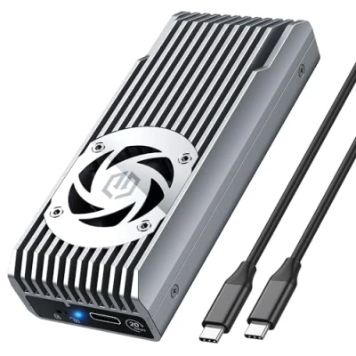 Abbildung von GRAUGEAR Festplatten Gehäuse G M206 20G F, USB 3.2 Gen2x2, für M.2 PCIe Gen4 NVMe SSDs
