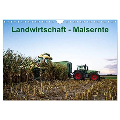 Abbildung von Landwirtschaft Maisernte (Wandkalender 2025 DIN A4 quer), CALVENDO Monatskalender