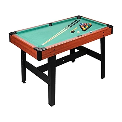 Abbildung von shelfmade Billardtisch 4ft incl. 2 Queue, Kugelset, Dreieck, 122 x 67 78 cm (L B H)